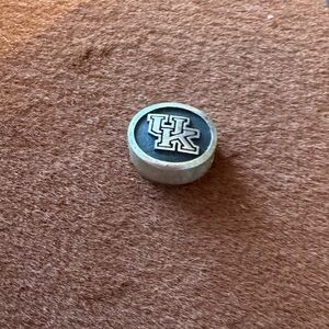 💙 Kentucky Wildcats “UK” Silver and Blue Charm